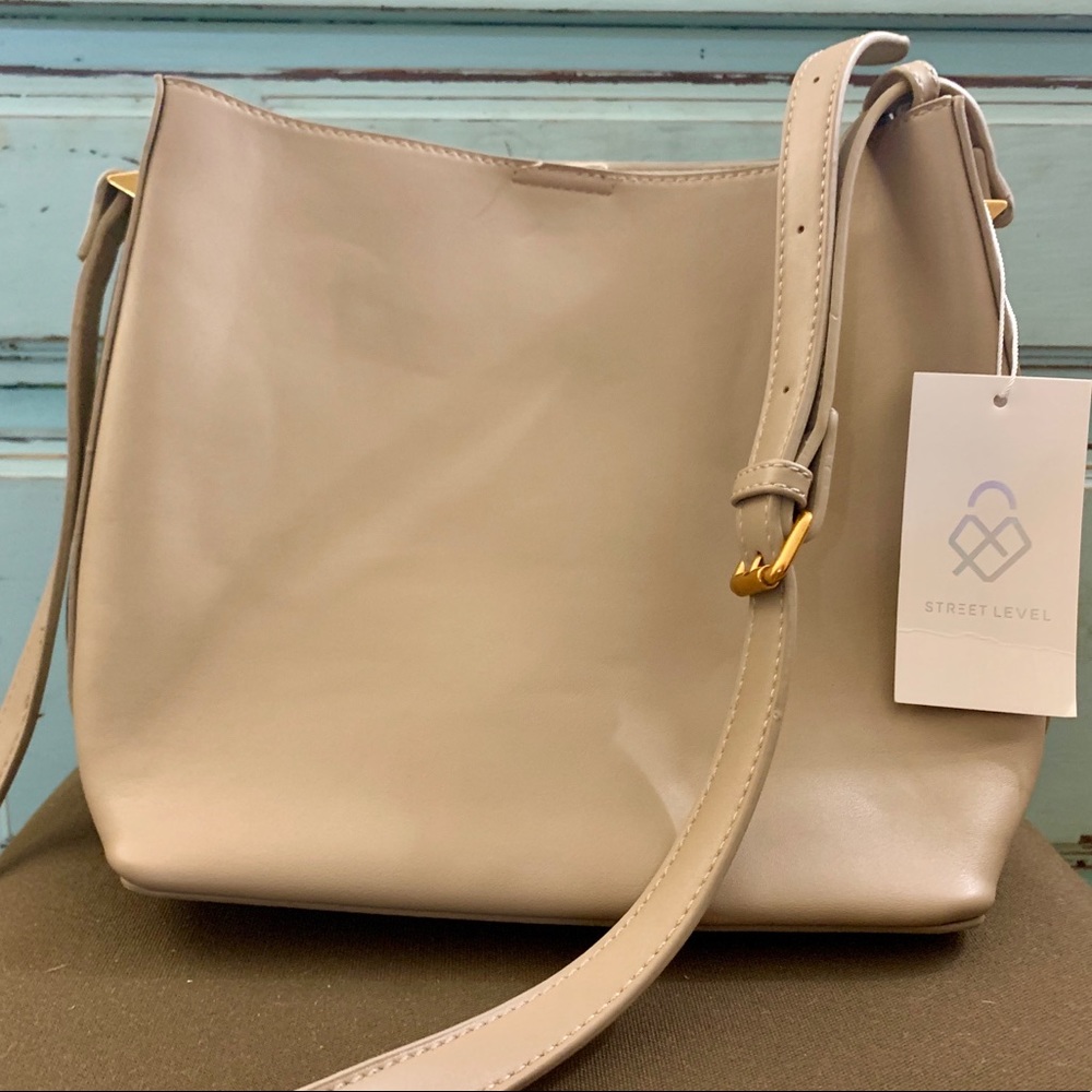 Street Level Faux Leather Shoulder Bag/Purse *BNWT